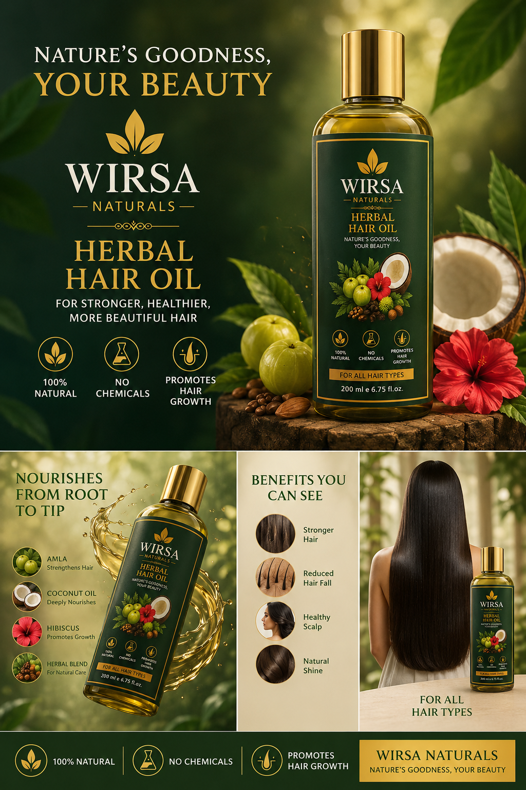 Wirsa Naturals Hair Oil