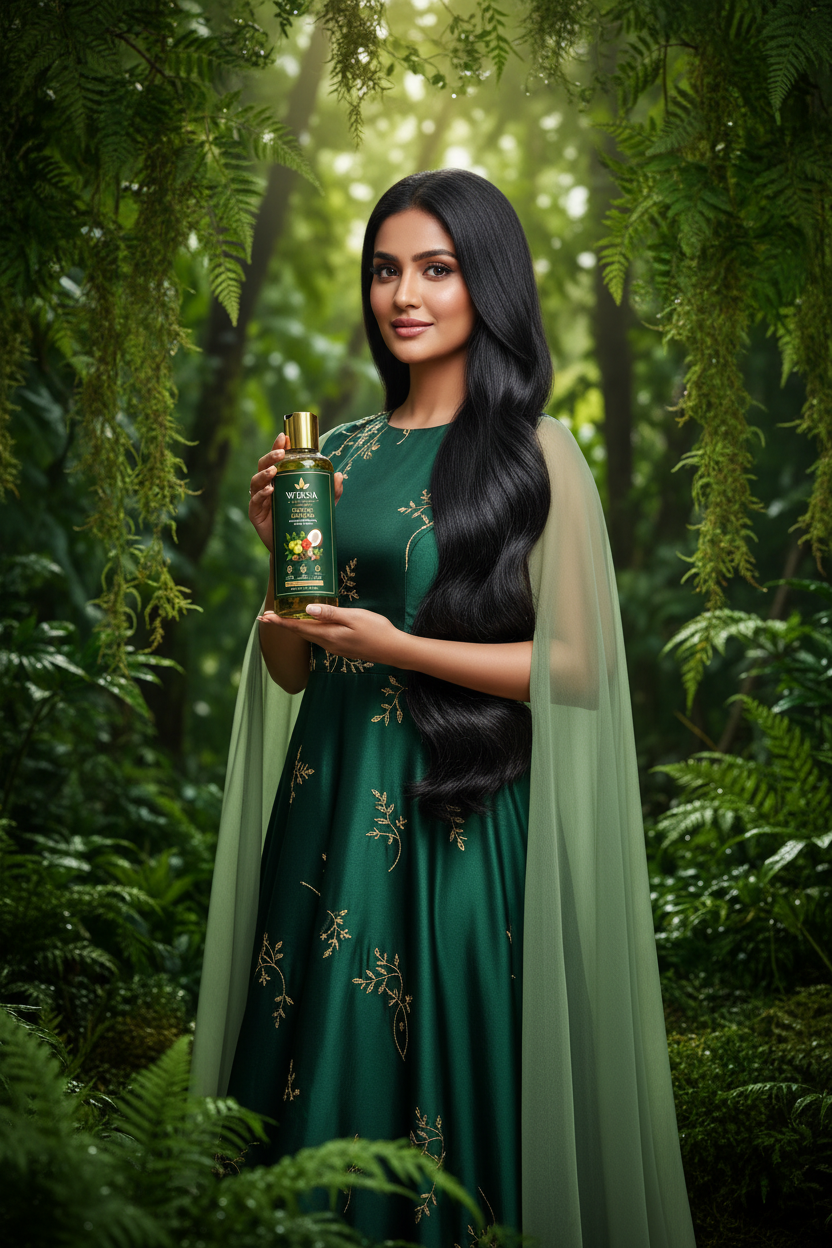 Wirsa Naturals Model with Product
